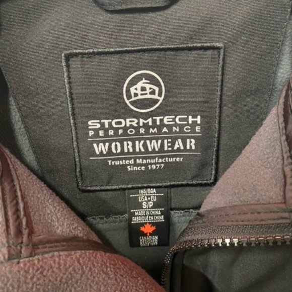 Men's NWT STORMTECH Performance Black Work Jacket - Size: S **NOTES** - Picture 3 of 6